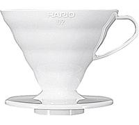 Hario V60 Cafetière en céramique, forme conique, taille 02, Blanc