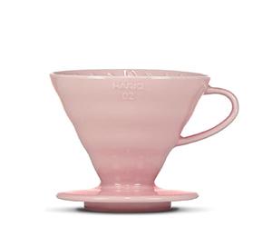 HARIO V60 Filtre à café en porcelaine Taille 02 Rose