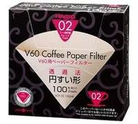 Hario - Filtre papier VCF-02-100 MK - boîte de 100 - blanc - pour V60 4 tasses