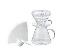 Hario V60 S-VGBK-02-T Kit de brassage en verre Transparent 600 ml