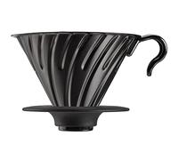 HARIO V60 Goutteur à café en métal, 02 noir mat
