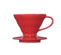 Hario V60 Machine à café en céramique avec bec verseur Taille 01 Rouge