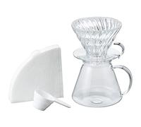 Hario Kit de brassage V60 S-VGBK-02-T en verre transparent 600 ml
