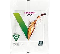 Hario VCF-01-100M Lot de 100 filtres à café en Papier, Blanc, Size 03-100pcs
