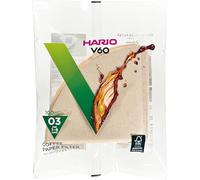 Hario VCF-01-100M Lot de 100 filtres à café en Papier, Naturel, Size 03-100pcs