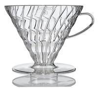 HARIO VDR-03T V60 03 Goutteur à café transparent, pour 1 à 6 tasses