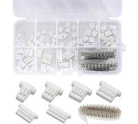 Harissess - Lot de 495 connecteurs JST SH 1,0 mm - 2/3/4/5/6/7/8/9/10 broches - Adaptateur Pitch JST - Borne de raccordement SH 1,0 mm - Pour voitures de course, drones