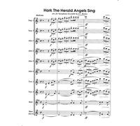 Hark the Herald Angels Sing for Saxophone Choir Arranged by John C. Worley