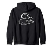 Harle Bièvre Linéaire Ornithologue Sweat à Capuche