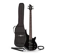 Harlem 4 Heavy Metal Bass Guitar avec accessoires par Gear4music