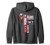 Harlem Globetrotters Logo Trickshot Masters Fan de basket-ball Sweat à Capuche