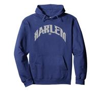 Harlem, NYC - Arche de Moto collégiale - Gris Sweat à Capuche