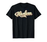 Harlem T-shirt rétro Art Baseball Police Vintage T-Shirt