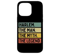 Harlem The Man The Myth The Legend Citation personnalisée Amusante Coque pour iPhone 14 Pro Max