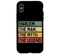 Harlem The Man The Myth The Legend Citation personnalisée Amusante Coque pour iPhone X/XS
