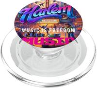 Harlem Vibes, Cool New York Harlem Street Music Free Style PopSockets PopGrip pour MagSafe