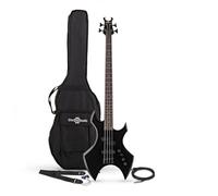 Harlem X Guitare basse électrique pour le rock et le métal 4 cordes Taille standard