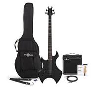 Harlem X Guitare basse pour gaucher + Ampli 15 W Noir
