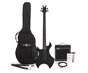 Harlem X Guitare basse pour gaucher + Ampli 15 W Noir