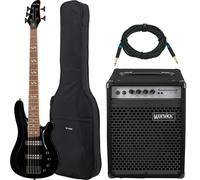 Harley Benton Harley Benton B-550 Black Prog w/Warwick