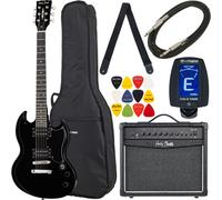 Harley Benton Harley Benton DC-200 BK Student Serie Bundle