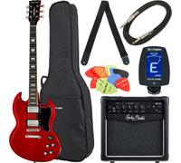 Harley Benton DC-580 CH Vintage Serie Bundle