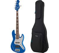 Harley Benton Harley Benton Enhanced MJ-5EB Lake Bl w/Bag