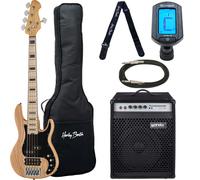 Harley Benton Harley Benton Enhanced MP-5MN Nat w/Warwick