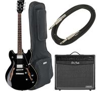 Harley Benton Harley Benton HB-35 BK Vintage Series Bundle