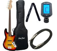 Harley Benton Harley Benton JB-40FL 3-Tone Sunburst Bundle