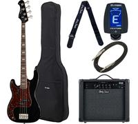 Harley Benton Harley Benton MV-4P LH Black Set