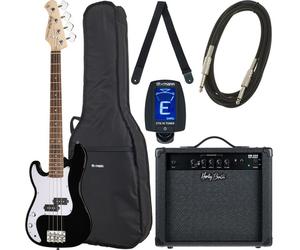 Harley Benton Harley Benton PB-Shorty LH BK Std. Set 1