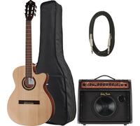 Harley Benton Harley Benton Santos Series C-40SCE N Bundle