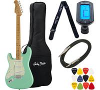 Harley Benton Harley Benton ST-62CC MN LH Seafoam G Bundle