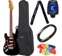 Harley Benton Harley Benton ST-62LH BK Vintage Seri Bundle