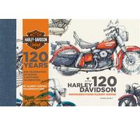 Harley-Davidson 120 - Une célébration en dessin Edition bilingue français-anglais - Albert Kiefer - Elytis Eds - relié - Beau livre