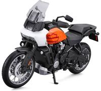 Véhicules Miniatures Die Cast 1/12 Moto Harley Davidson - 2021 Pan America 1250 - Orange Et Noire