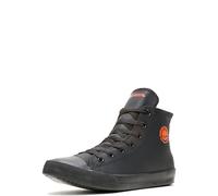 HARLEY-DAVIDSON Chaussures de Skateboard Baxter pour Homme, Noir/Orange, 10.5-D US Mens