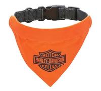 Harley-Davidson Collier pour chien avec bandana - Fermoir réglable - Taille S/M - 30,5 - 45,7 cm