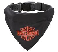 Harley-Davidson Collier pour chien avec bandana noir, taille L/XL 45,7 à 66 cm avec fermoir réglable