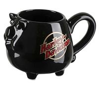 Harley-Davidson Core Sculpted Hog Coffee Mug, 14 oz. - Gloss Black HDX-98607