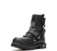 Bottes de motard Rockabilly de Harley-Davidson - Distortion - EU40 à EU46 - pour Homme - noir EU 43