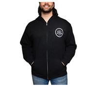 Harley-Davidson Divided H-D Sweat à capuche zippé en polaire pour homme Noir, noir, Large
