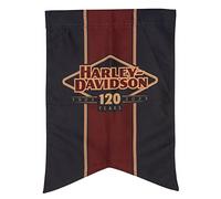 Harley-Davidson Drapeau de jardin résistant aux intempéries 120e anniversaire édition limitée