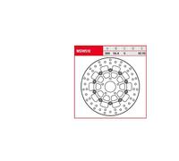 Harley Davidson FLHT 1584 ABS 2008-2010 Disque De Frein Flottant Rond TRW MSW510