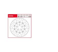 Harley Davidson Flhtcutg 1750 2017-2018 TRW Profilé Fixé Frein Disque MSW504