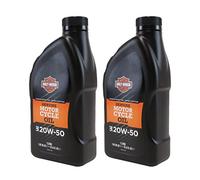 HARLEY-DAVIDSON H-D 360 Huile moteur (2 L) Genuine SAE 20W-50 pour moto Huile moteur