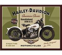 Harley Davidson Knucklehead Acier Aimant de réfrigérateur (na)
