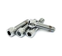 HARLEY DAVIDSON Lot de vis chromées boulons pour plaque clamp supérieur fixation riser longueur 32 mm pour Harley Davidson 5/16-18 x 1 1/4"