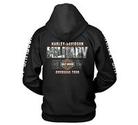 Harley-Davidson Military Graphic Pullover Hooded Sweatshirt - Military Collage | Epic